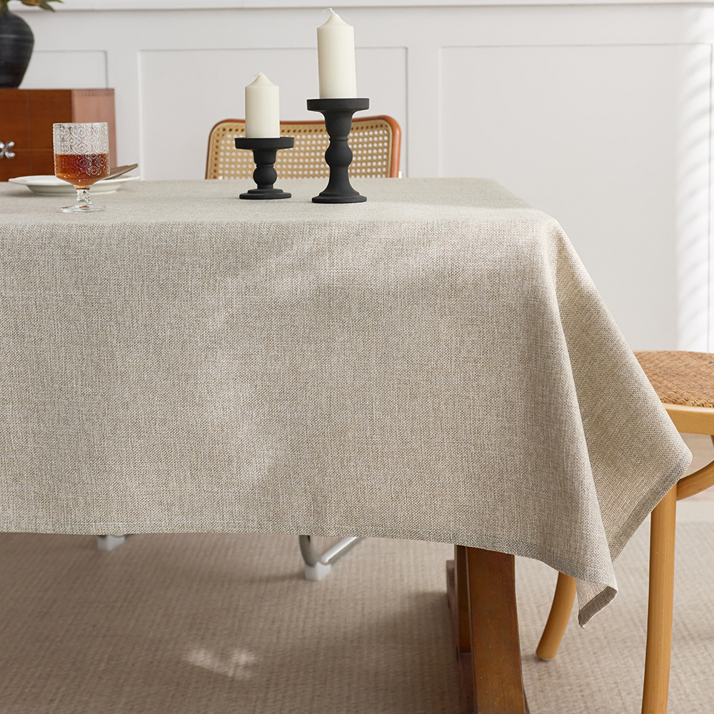 Rustic Linen-Style Tablecloth